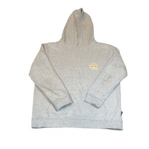 Vans Kids' Dual Palm Fleece Hoodie Gray Cement Heather Youth Size XL